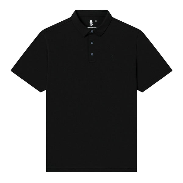 GOOLD GOLF ROCKERS MIEZ POLO KANO-KO 黒 Black-Cotton-Polo-Shirt-