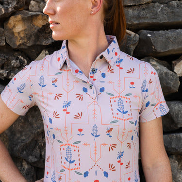 Texas Wildflowers Women's Polo
