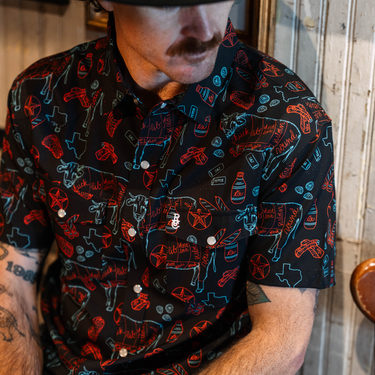 Texas BBQ Nights Pearl Snap