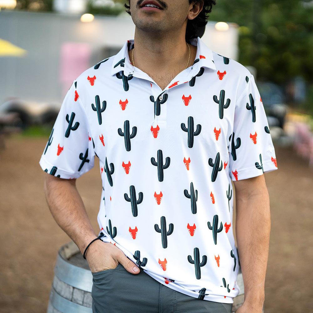 Coyote Cactus Golf Polo – Raised by Coyotes