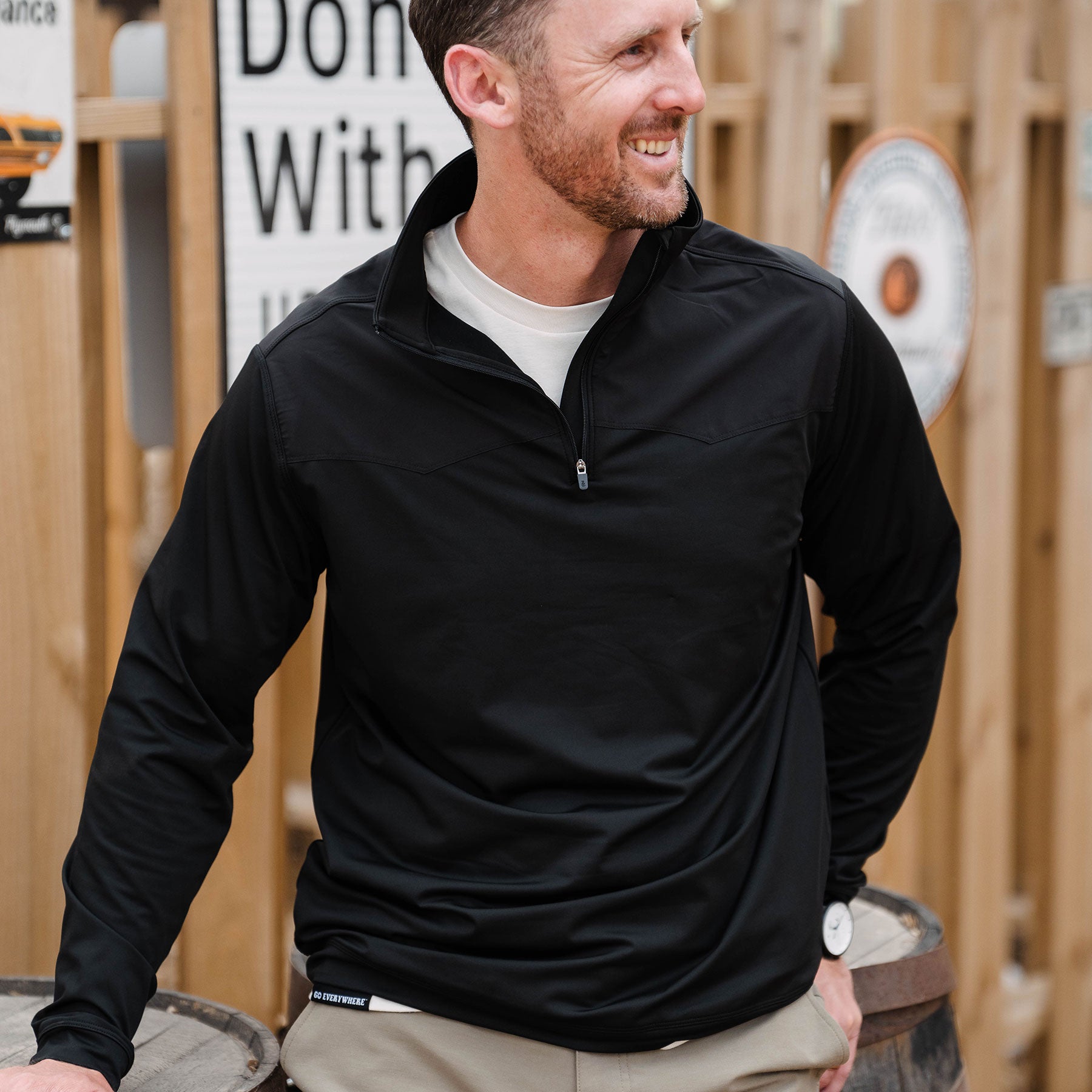 Western Quarter Zip Jacket – Raised by Coyotes