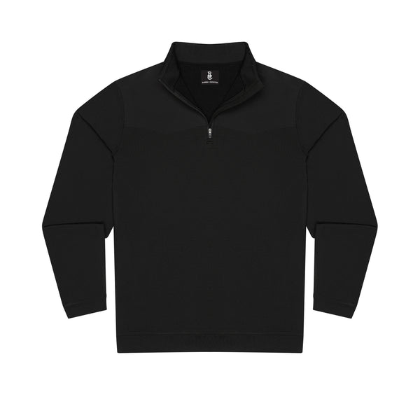 ジャケット・アウター Butcher Products N-4 38 westernquarterzipblackfront_x6